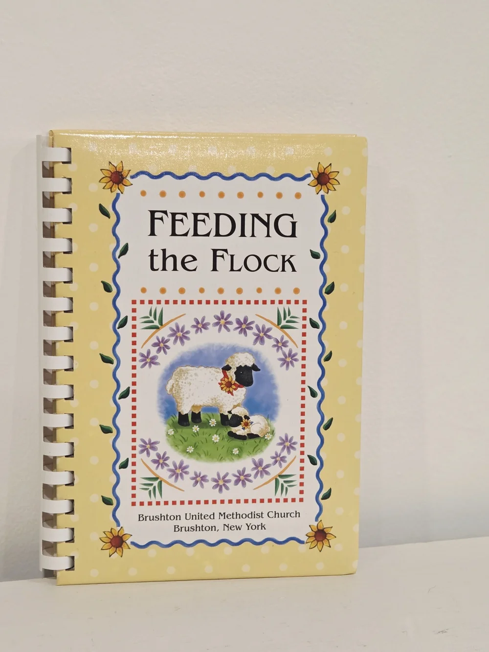 Feeding the Flock Cookbook - Yellow Spiral-Bound Community Recipes